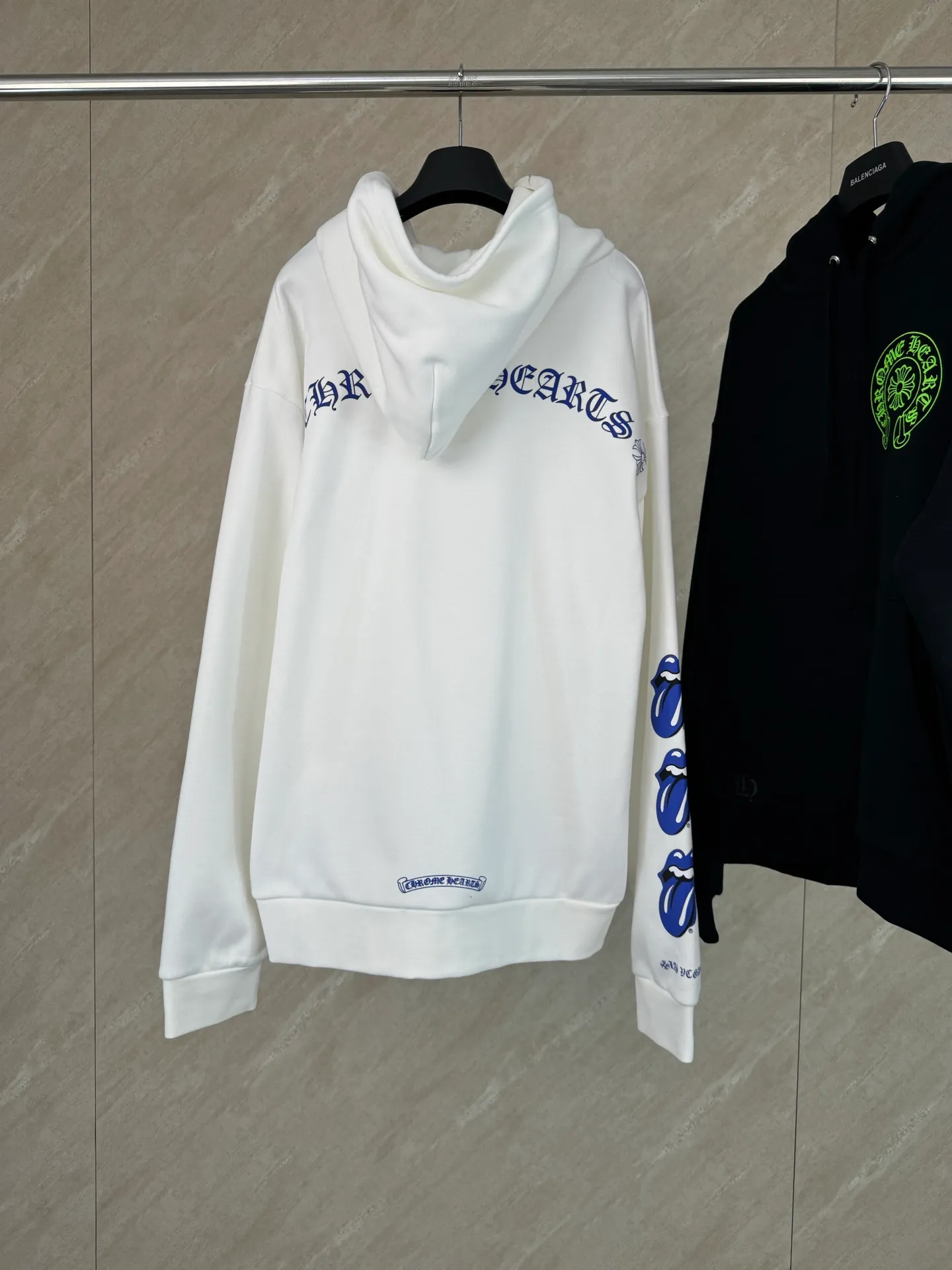 P470 Chrome Hearts hooded glue print sweatshirt jacket size S/M/L/XL
